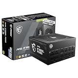 MSI MAG 750W 電源 80プラス ゴールド - ネイティブ16ピンコネクタデザイン - フルモジュラー設計 - OVP、OCP、OPP、OTP、SCP、UVPによる工業レベル保護 [MAG A750GL PCIE5]