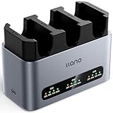 llano NP-FZ100 カメラバッテリー 充電器 NP-FZ100 チャージャー （PD30W 急速充電/アルミ合金製/3個同時充電可能/USB-C対応） for Sony α9 / α7 III / α7R III / α7 IV / α7RV / α7C / α6700 / α6600など CM3シリーズ