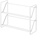 山崎実業 スリムシューズラック  フレーム 2段 ホワイト 2389