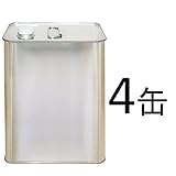 ガレージ・ゼロ 無地缶 4L×4缶 ネジ口/空缶/ブリキ缶/GZKN04 GSE378