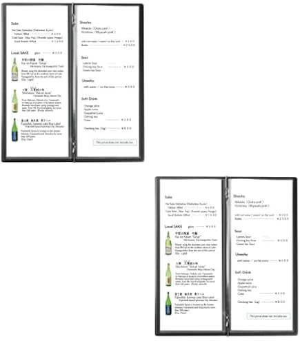 Amazon.co.jp: シンビ メニューブックMS-301 黒 本体:発泡塩ビシート