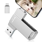 4in1USBメモリー512GB Phone対応USBメモリ 大容量 高速USB 3.0 スマホusbメモリー IOS/Android/Win/MAC対応 フラッシュドライブアイフォン用 外付けメモリ phone データ保存 写真バックアップ 容量不足解消（銀）