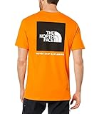 ノースフェイス Tシャツ メンズ 半袖 ボックスロゴ バックプリント NF0A812H BOX NSE TEE（BLACK-PINK、XXL） [並行輸入品]