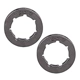 2PCS リムスプロケット 3/8 "7歯 Stihl MS380 MS381 MS440 MS441 MS460 MS660チェーンソーに適合