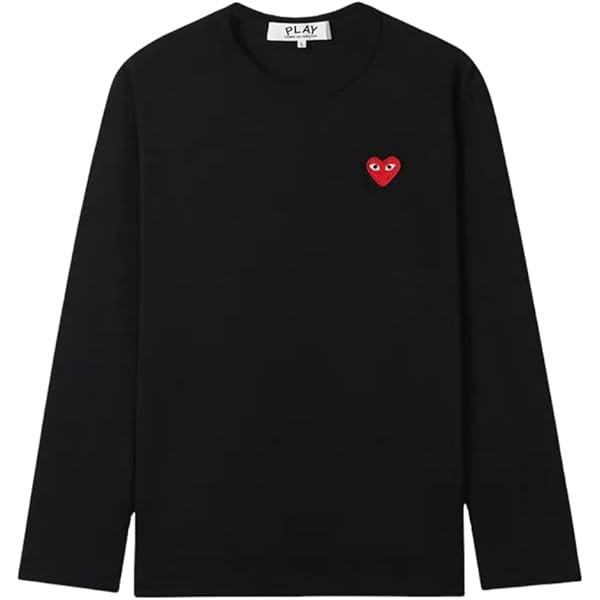 ⠀*様 コムデギャルソン　プレイ　Tシャツ（長袖）　Mサイズ Amazon | [プレイ コムデギャルソン] Tシャツ 長袖 ロンT ブラック