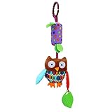 【ノーブランド品】 赤ちゃん　ベビーベッド　ベビーカー　吊り人形　風鈴　おもちゃ　ガラガラ　かわいい　動物　ギフト　全6パターン - 4