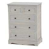 棚 タンス 収納 長年愛用した様な アンティーク 加工 ナチュラル な SHABBY WOOD FURNITURE チェスト ブルー