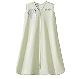 Halo SleepSack Wearable Blanket Cotton Stripe, Green, Medium by Halo