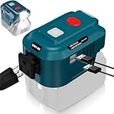 150w マキタバッテリーインバーター+マキタ18Vバッテリー 変換アダプター AC100-120V 150W 電圧保護 省エネルギー マキタバッテリーインバーター マキタ18v バッテリー 対応 LED 2-USB/ライト付き 車中泊 キャンプ アウトドア 地震停電 防災グッズ 停電時など用