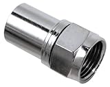 Greenlee 45323 F-Style Crimp On Connectors for Quad-Shield RG6, 10 Pack [並行輸入品]