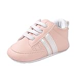 Prettyia 幼児シューズ　　滑りとめ　ユニセックス　キッズ　　ソフトソール　　プレウォーカー　　カジュアル　　ギフト　全3サイズ3色 - ピンク, M