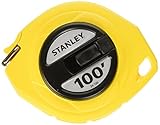 Stanley 34-106 Long Tape Measure, 3/8" Graduations, 100 ft., Yellow [並行輸入品]
