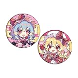 東方Project 02 レミリア&フランドール 浴衣ver.[ミニキャライラスト] 缶バッジ2個セット