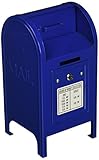 ブルーメタルメールボックスコインバンク7.5 " – 再生Kreative TM