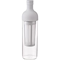 HARIO FIC-70-PGR Filter-In Coffee Bottle, 22.9 fl oz (650 ml), Pale Gray, Cold Brew Coffee, Made in Japan, Present, Gift, Gif