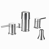 Moen t5191 Widespread Bidet Faucet、Alignコレクションから .5 クローム T5191 1
