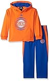 幼児用NBA New York Knicksクラシックファンフリースセット、4t、オレンジ