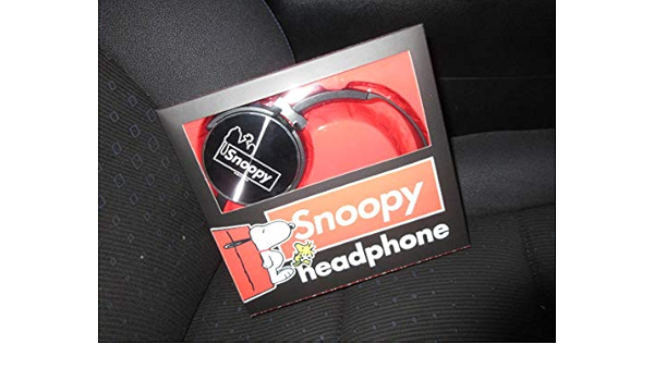 Amazon Co Jp スヌーピー ヘッドホン 有線 タイプ ブラック 黒 ヘッドフォン おしゃれ かわいい かっこいい 音楽 鑑賞 家電 カメラ