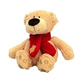25cm Christmas Buddy Bear with Scarf by Keel Buddy Bear