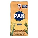 P.A.N. 黄色 とうもろこし粉 1kg イエロー コーンミール マサ 粉 Harina de Maiz Amarillo (3個)