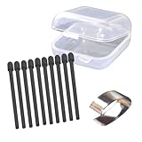 Covers スタイラスペン 替え芯 富士通 FMVPR2 電子ペーパー クアデルノ 専用互換 替え芯 芯抜きセット 収納ケース付き 10本セット (10)