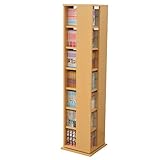 山善(YAMAZEN) 回転コミックラック 7段 ナチュラル CRCR-7(NB)