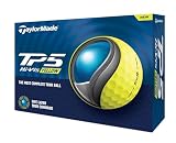 テーラーメイド(TAYLOR MADE) TMJ24 TP5 YLW JPN 12個入り ティーピーファイブ イエロー ゴルフボール 2024年モデル イエロー