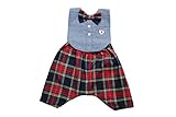 (レアペペ) Leapepe David Chidoricheck Navycheck スタイ＆ブルマSET [ベビー・キッズ] 00-5034-24-25 (F(70-80cm), NAVYCHEC