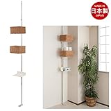 突っ張り式スペース　トイレラック