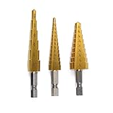 BESTOMZ 面取りカッター ドリルビット 木工バリ取り 掘削研削盤 彫刻 3本入