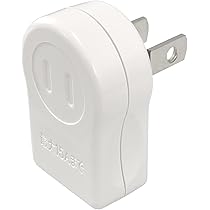 Amazon.co.jp: F-Factory L字型プラグ コンセント 横向き用 1個口 場所