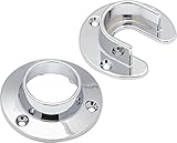Lido Designs LB-10-505SET Steel Closet Flange Set, Chrome - 1.31 in. by Lido Designs