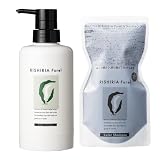RISHIRIA Furel (リシリアフレル) カラーシャンプー (ナチュラルブラック) 専用ボトル & 詰め替え用 パウチ 240ml
