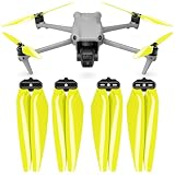 Master Airscrew ステルスプロペラ DJI Air 3 & Air 3S用 - エレクトリックイエロー、4本セット