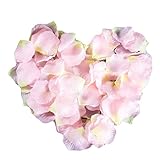 人工花バラの花びらバレンタイン結婚祝い記念日の装飾-ピンクイエロー