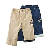 La Chiave ロングパンツ(80～130cm)キムラタンの子供服 ベージュ 80 (53228x53428-151b)