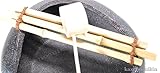 つくばい用竹セット（47cm）　竹３本）　 （信楽焼・陶器・蹲い・つくばい・手水鉢・手洗い鉢・日本庭園・インテリア・水琴窟・竹・柄杓・H）