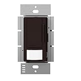 Lutron Maestro LED Dimmer switch with motion sensor, no neutral required, MSCL-OP153M-BR, Brown [並行輸