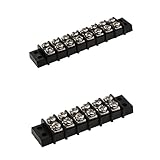 Perfk ボート用　30A　6/8ギャング　端子台　ターミナルブロック　ニッケル　メッキ黄銅　コンタクト