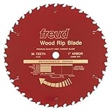 Freud LM72R018 Heavy Duty Industrial Ripping Saw Blade 18-Inch x 36t Flat Top 1 Inch Arbor Coated [並