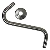 LASCO 08 – 2461sn 10 " Long s-pattern真鍮シャワーアーム、サテンニッケル