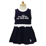 [ユーエスポロ] U.S. POLO ASSN. (BABY) ベビー服 セットアップ (ノースリーブワンピース・ベビーパンツ) USP28366NV XLサイズ