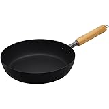 Takumi Japan Takumi Japan Iron Frying Pan with Iron-Surface Iron-Textured and Uneven Iron Surface, IH Compatible, 10.2 inches