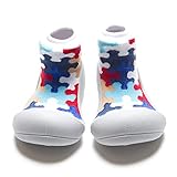 Attipas [ アティパス ] ベビーシューズ [ パズル ] M(11.5cm) 1.グレー