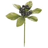 MAGIQ 東京堂 上質な造花  クランベリーピック (3本入り) ブラックパープル FM007113-020