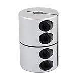 uxcell モーターシャフトジョイント ヘリカルビームカプラー カップリング シャフト使用量8mm-12mm