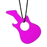 Jammy Jams Lobbies' Love Bites: Guitar Teething Necklace Purple [並行輸入品]