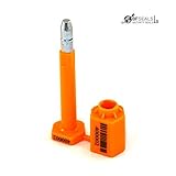 bfsealsブランドボルトSeal for Cargoコンテナとトラックトレーラー、オレンジ色、ボックス( 100個)