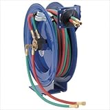 Coxreels Spring-Driven Welding Hose Reel with Hose,, Model# P-W-125, 1/4" Hose ID, 25' Length [並行輸入品