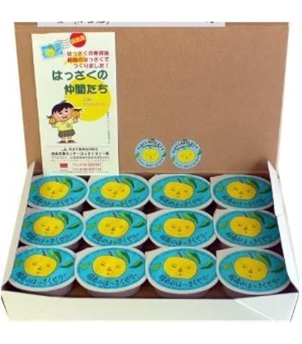 Amazon.co.jp: 因島産八朔の果肉入りゼリー【78g×12個】 : 食品・飲料